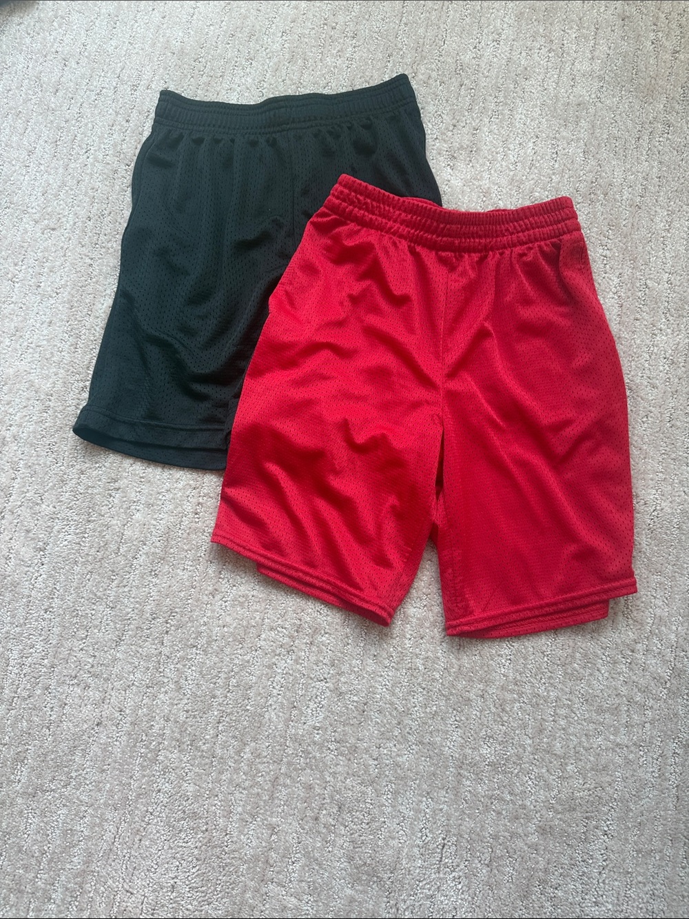 STARTER Red and Black Mesh Athletic Shorts - Kids
